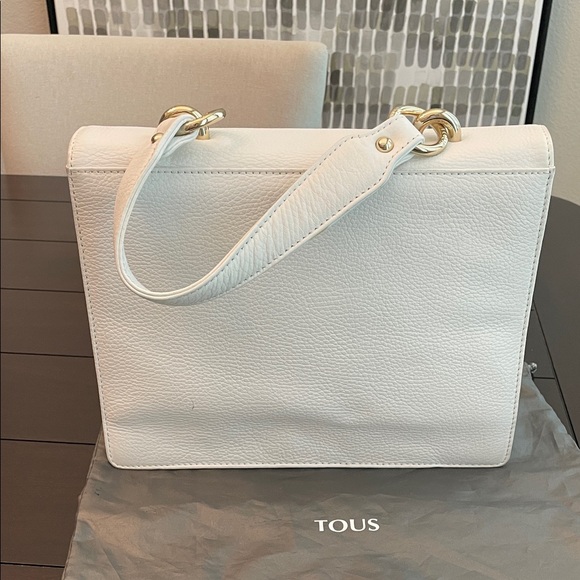 Tous Cream Handbag with Gold Details - Picture 3 of 15
